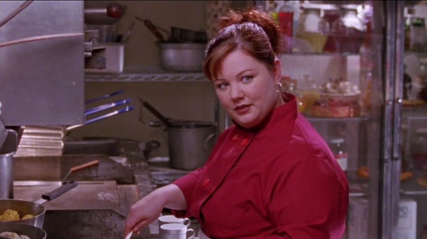 6. 'Gilmore Girls' dizisinde Sookie St. James rolünü üstlenen Melissa McCarthy