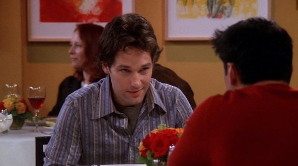 13. 'Friends' dizisinde Mike Hannigan rolünü üstlenen Paul Rudd