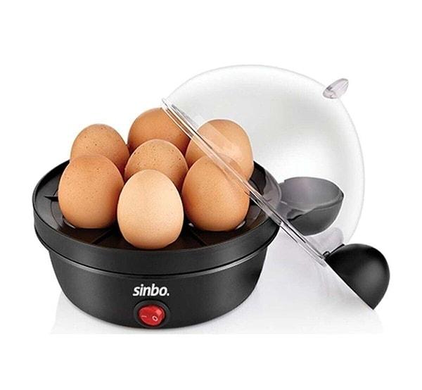 17. Tek seferde çok yumurta yapmak isteyenler için yumurta haşlama cihazı...