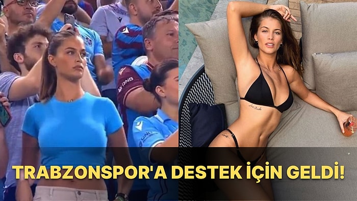 Trabzonspor Tribünlerinde Yerini Alan Ronaldo'nun Eski Sevgilisi Desiree Cordero Twitter'ı Birbirine Kattı!