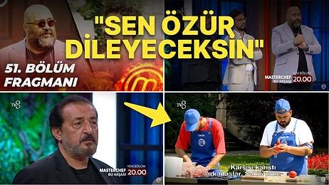 MasterChef'te Ortalık Karıştı: Mehmet Şef Yarışmacıya 'Özür Dileyeceksin' Diye Bağırdı!