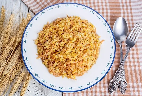 Tel Şehriyeli Bulgur Pilavı