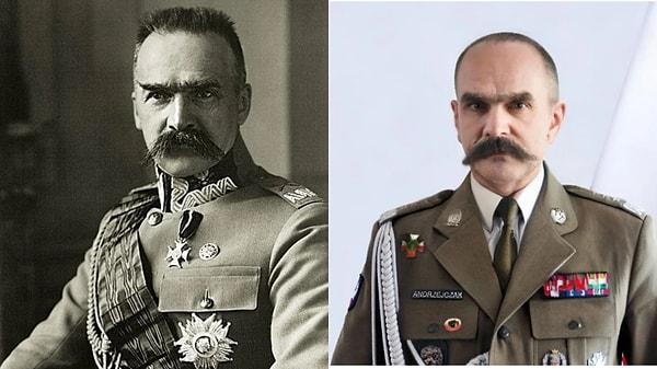 1867-1935 yılları arasında yaşamış II. Polonya Cumhuriyeti'nin ilk devlet başkanı Józef Klemens Piłsudski.