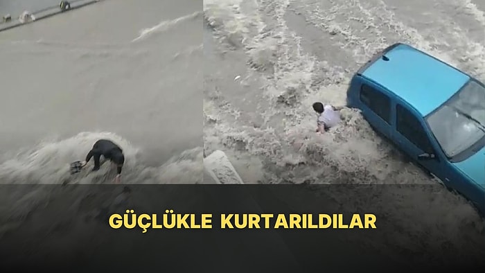 İstanbul'da Biri Çocuk İki Kişi Sele Kapıldı