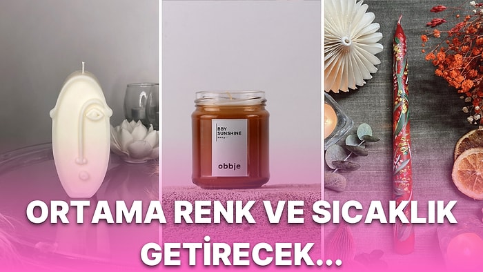 Görüntüsüyle ve Kokusuyla Gönlünüzü Çalacak En Çok Satan Kokulu Mumlar