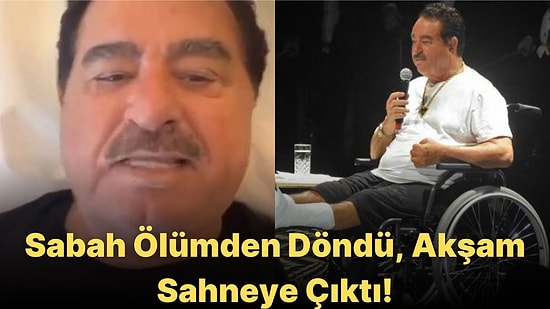 Trafik Kazası Geçiren İbrahim Tatlıses Kırık Bacağı İle Konser Verdi!