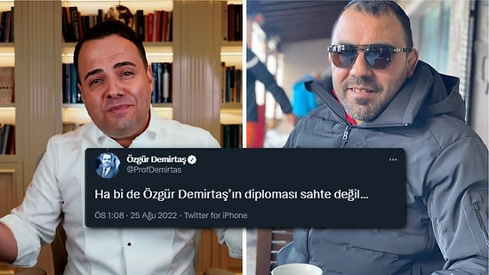 Diploma Polemiğine Özgür Demirtaş da Katıldı: Diplomam Sahte Değil!