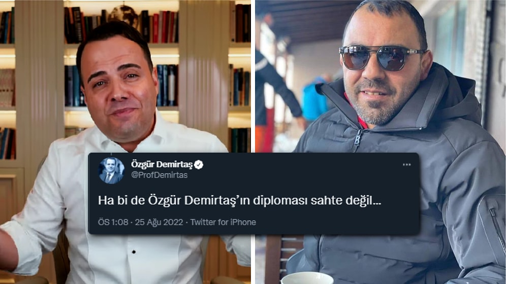 Diploma Polemiğine Özgür Demirtaş da Katıldı: Diplomam Sahte Değil!