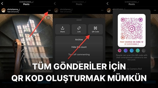 Instagram'da Reels, Gönderi ve Konum Bilgileri QR Kod Olarak Nasıl Paylaşılır?