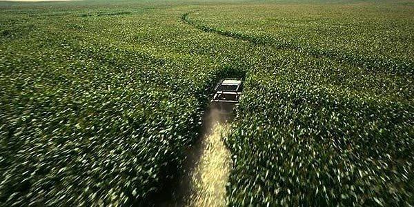 5. 'Yıldızlararası' filminde yönetmen Christopher Nolan görsel efekt kullanmak yerine gördüğünüz bu 500 hektarlık mısır tarlasını ektirmiştir. Bu tarladan elde edilen geliri de filmin bütçesinde kullanmıştır.
