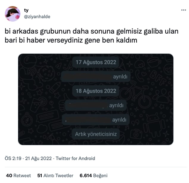 10. Tam hevesle bir şeyler paylaşacakken.