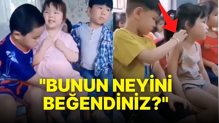 Erkeklerin Kız Çocuklarının Kıyafetine Müdahale Ettiği Görüntüler Tepkiyle Karşılandı!