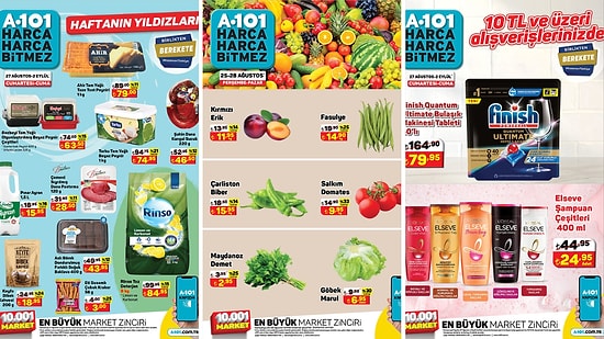 27 Ağustos - 2 Eylül 2022 A101 Haftanın Yıldızları Kataloğu