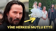 Davetsiz Misafir! Keanu Reeves Yeni Evli Çiftin Düğününe Sürpriz Bir Şekilde Katılarak Herkesi Sevindirdi