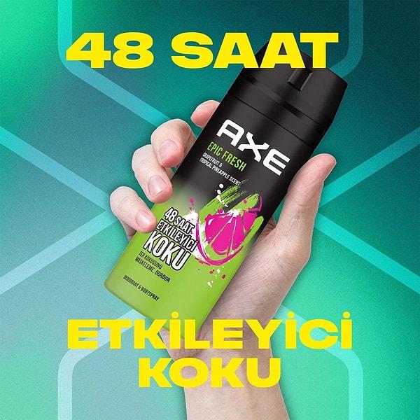 7. Beylerin tercihi ise Axe Epic Fresh deodorant olmuş.