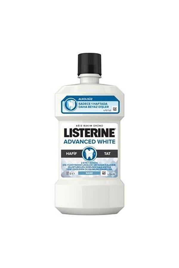 11. Ağız ve diş bakım ürünlerinde bu hafta en çok satılan ürün hafif tadı ile çok beğenilen alkolsüz Listerine Advanced White olmuş.