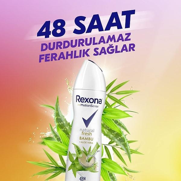 6. Şahane kokusu ile Rexona sevenlerin favori deodorantı: Stay Fresh Aloe Vera & Bamboo