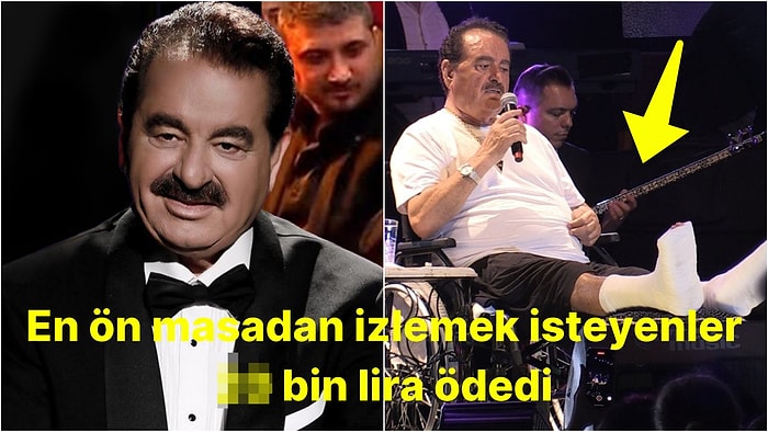 Kazadan Sonra Sahneye Çıkan İbrahim Tatlıses'in Konser Ücreti Bünyenizde Bi' Miktar Şaşkınlık Yaratabilir