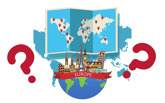 Тест: Попробуйте правильно назвать столицы европейских стран на карте