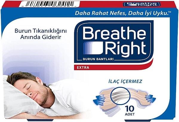 5. Breathe Right uyku bandı.