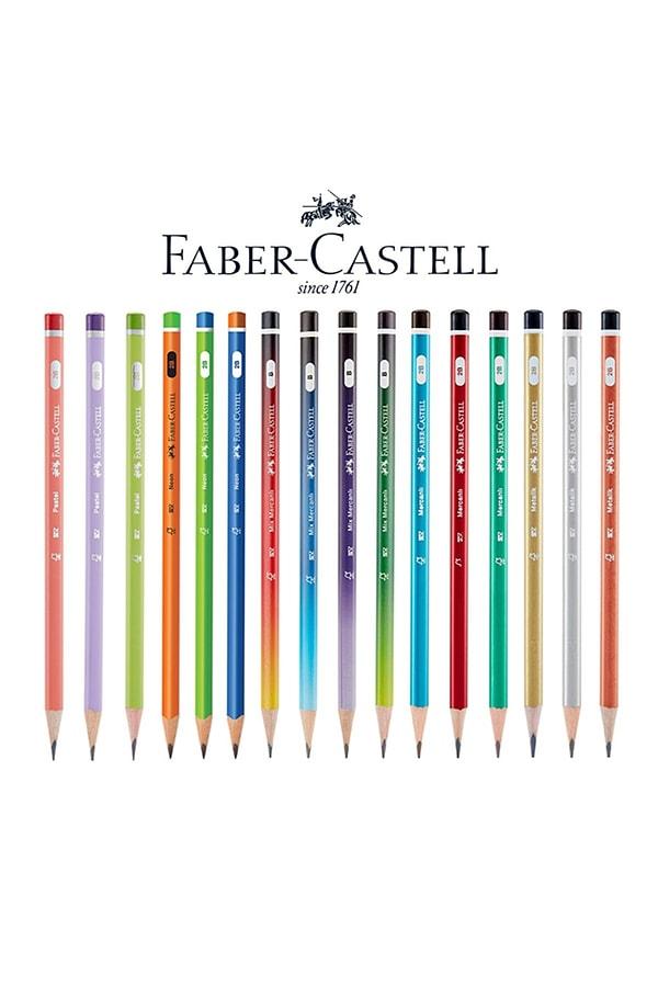 12. İlkokul öğrencileri için Faber Castell marka kaliteli bir kalem seti.