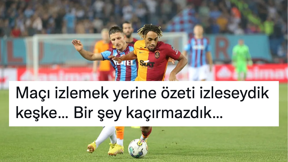 Gol Sesinin Çıkmadığı Trabzonspor-Galatasaray Derbisinin Ardından Sosyal Medyadan Gelen Tepkiler