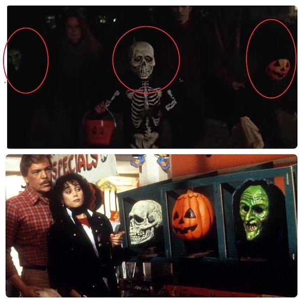 1. İlk olarak 'Halloween' film serisinin 2018 versiyonu, 1982 yapımı üçüncü filmine bazı atıflarda bulunuyor.