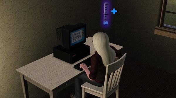 2. Yazılımcı olan Sim'ime 'Sims 4 Dick Pics' adlı bir uygulama yaptırdım.