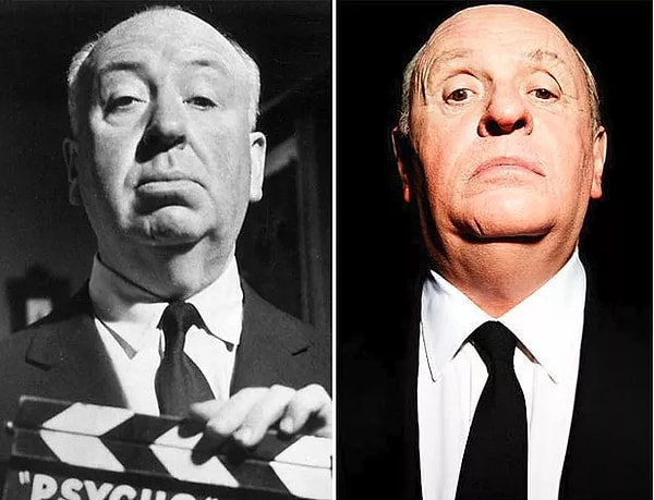 11. "Hitchcock" filminde Alfred Hitchcock'u canlandıran Anthony Hopkins.