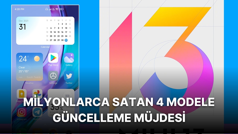 Xiaomi'nin Popüler Modelleri MIUI 13 Güncellemesine Kavuşuyor