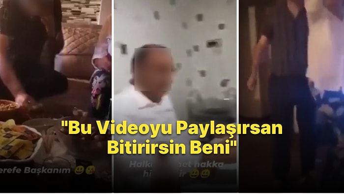 Evli ve Çocuklu AKP'li Başkanın İçki İçip Kadınlarla Alem Yaptığını İddia Eden Görüntüler Gündem Oldu!