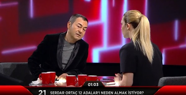 BluTv'de yayınlanan 40 programına konuk olan Serdar Ortaç'a '12 Adalar'ı neden almak istiyor?' diye soruldu.