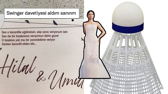 Swinger Çağrısı Gibi Davetiyeden Demet Özdemir'in Bi' Değişik Gelinliğine Son 24 Saatin Viral Tweetleri