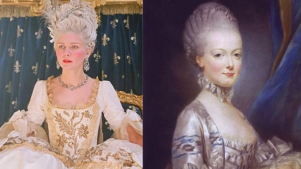 5. "Marie Antoinette" filminde Marie Antoinette'yi canlandıran Kirsten Dust.