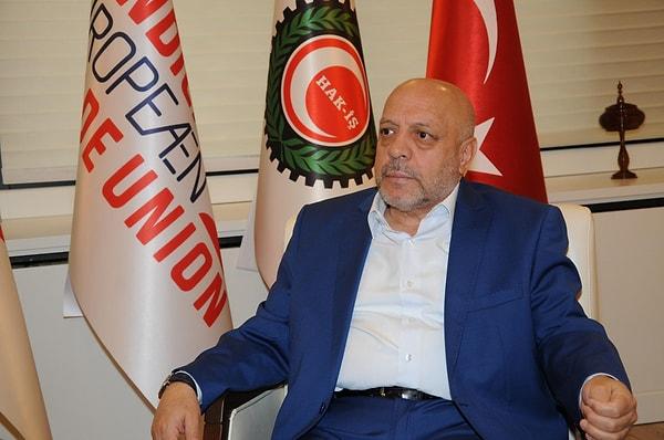 Hak-İş Genel Başkanı Mahmut Arslan geçen hafta Hazine ve Maliye Bakanlığı'na bir yazı göndermiş ve gelir vergisi dilimlerinin artırılmasını talep etmişti.