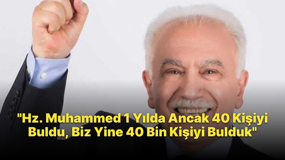 Doğu Perinçek: 'Hz. Muhammed 1 Yılda Ancak 40 Kişi Buldu, Biz 40 Bin Kişiyi Bulduk, Çok İleri Bir Noktadayız'