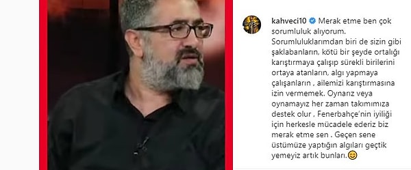 İrfan Can Kahveci ise Serdar Ali Çelikler'e zehir zemberek bir karşılık verdi.