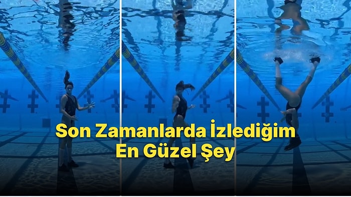 Michael Jackson'ın Smooth Criminal Şarkısı Eşliğinde Su Altında Moonwalk Yapan Kadının Muhteşem Performansı