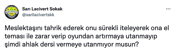 Bazı taraftarlar Adil Demirbağ'ın sportmenlik dışı davrandığını iddia etti.