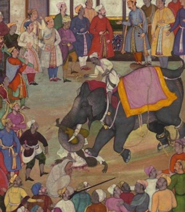 10. Antik çağlarda Asya'da idamlarda fillere insanları çiğnetmek yaygın bir idam şeklidir.