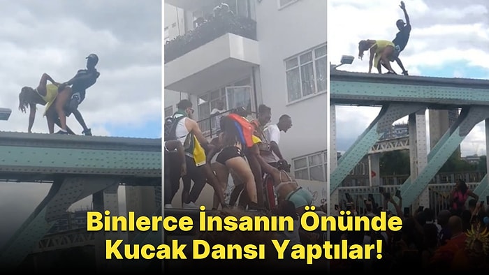 Londra'nın En Ünlü Festivalinde, Binlerce İnsanın Önünde Kucak Dansı ve Twerk Yapan Çift