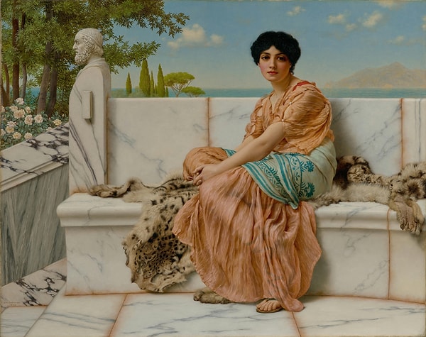 2. John William Godward - Reverie (1904)