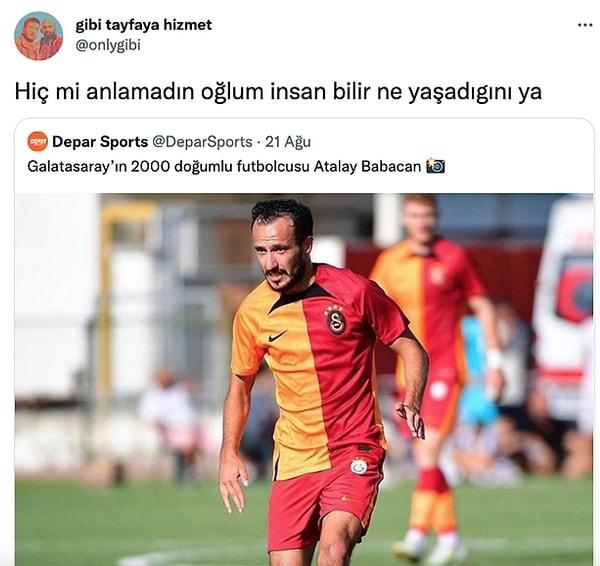6. Galatasaray'ın 2000 Doğumlu Futbolcusu Atalay Babacan'ın Yaşlanmış Görüntüsü Sosyal Medyada Gündem Oldu