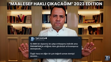 Yine Haklı Çıkar mı? Özgür Demirtaş Enflasyonun Ne Zaman ve Nasıl Düşeceğini Açıkladı: "Demişti Dersiniz"