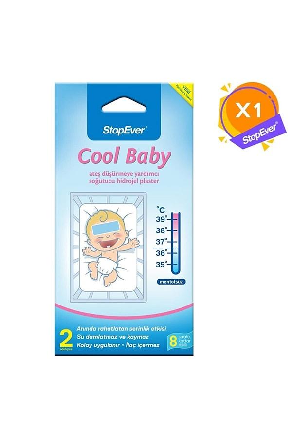 5. StopEver Cool Baby Ateş Düşürmeye Yardımcı Soğutucu Hidrojel Plaster