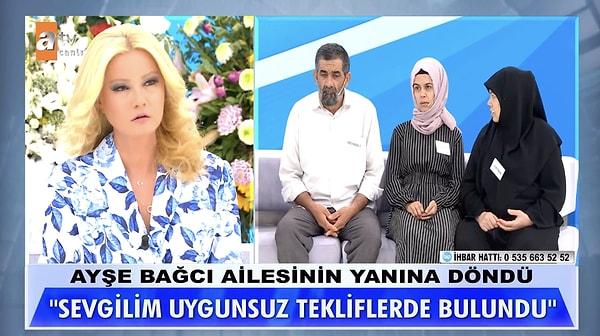 Bu ihbarların ardından da Ayşe Bağcı, Mücahit'in kendisine "Başka erkeklerle birlikte olması için baskı kurduğunu" itiraf etti.