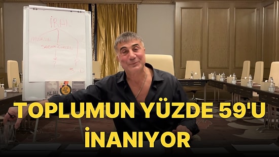 Sedat Peker'in Güvenilirliği Araştırıldı: Toplumun Yüzde 59'u İnanıyor