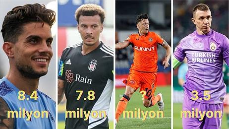 Milyonlarca İnsan Onları Takip Ediyor! Süper Lig'de En Çok Takipçisi Olan 15 Futbolcu