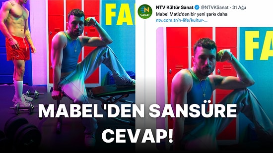 Mabel Matiz, Yeni Single'ını Duyururken Görseldeki Çıplak Erkeği Kesenlere Cevap Verdi!