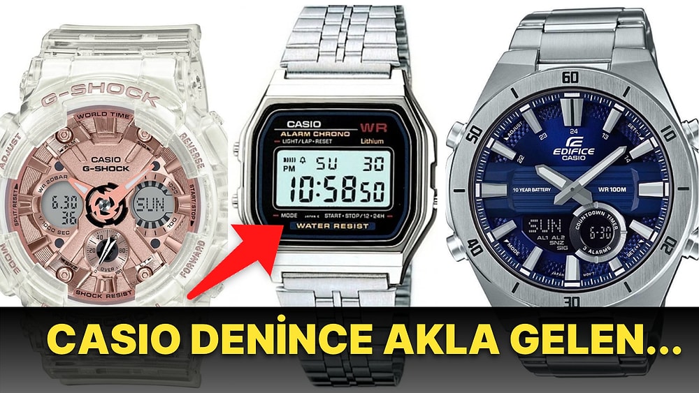 Dayanıklı Yapısı ve Estetik Görünümüyle Herkesin Beğenisini Kazanmış Casio Saat Modelleri